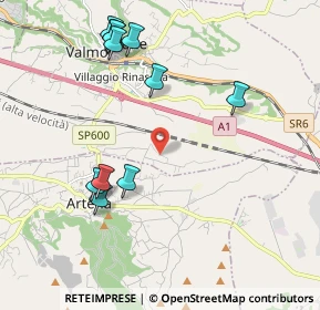 Mappa Via Colle Santo Giudico Snc, 00038 Valmontone RM, Italia (2.34091)