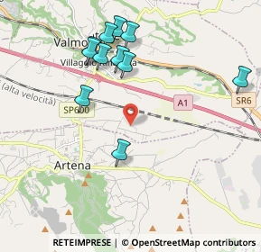 Mappa Via Colle Santo Giudico Snc, 00038 Valmontone RM, Italia (2.18909)