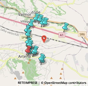 Mappa Via Colle Santo Giudico Snc, 00038 Valmontone RM, Italia (1.778)