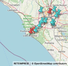 Mappa Via Giuseppe Dechelette, 00124 Roma RM, Italia (15.7925)