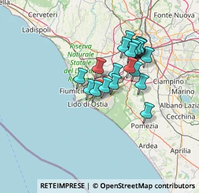 Mappa Via Giuseppe Dechelette, 00124 Roma RM, Italia (11.486)