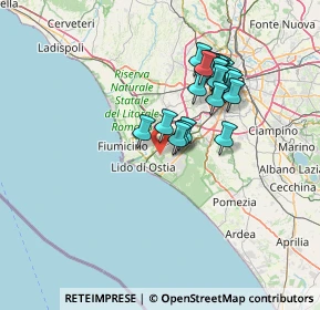 Mappa Via Pietro Poloniato, 00124 Roma RM, Italia (12.77)