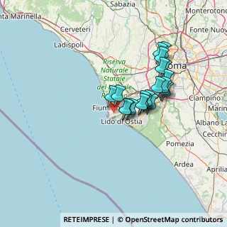 Mappa Via Ettore Ruocco, 00054 Fiumicino RM, Italia (11.9985)