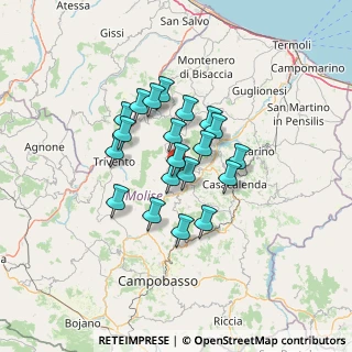 Mappa Via Vittorio Emanuele, 86030 Castelbottaccio CB, Italia (10.506)