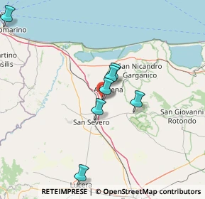 Mappa S.S89 Garganica - Km9, 71011 Apricena FG, Italia (50.72429)