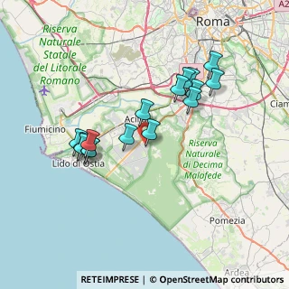Mappa Via Carlo Pedrotti, 00124 Roma RM, Italia (7.05438)