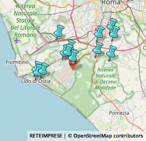 Mappa Via Carlo Pedrotti, 00124 Roma RM, Italia (6.82308)