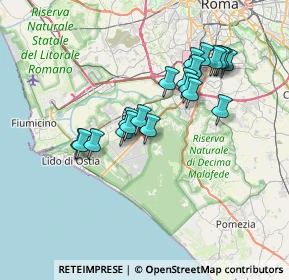 Mappa Via Carlo Pedrotti, 00124 Roma RM, Italia (6.6695)