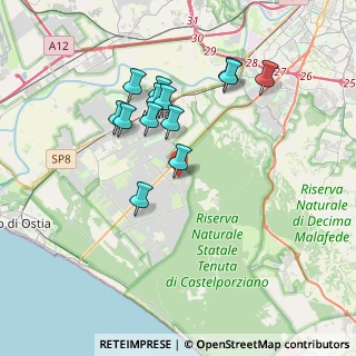 Mappa Via Carlo Pedrotti, 00124 Roma RM, Italia (3.53154)