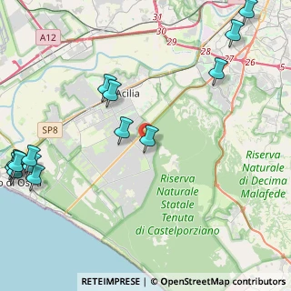 Mappa Via Carlo Pedrotti, 00124 Roma RM, Italia (6.47571)