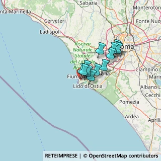 Mappa Via Salvatore Cammisa, 00054 Fiumicino RM, Italia (9.70154)