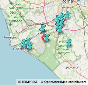 Mappa Via Antonio Lotti 234 00124 Axa Casalpalocco Acilia EUR Ostia, 00124 Roma RM, Italia (7.09438)