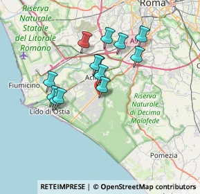 Mappa Via Antonio Lotti 234 00124 Axa Casalpalocco Acilia EUR Ostia, 00124 Roma RM, Italia (6.36538)