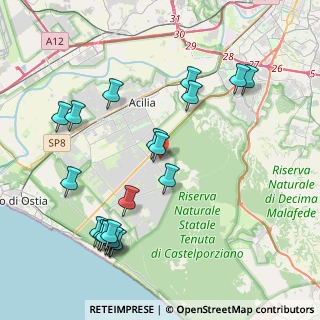 Mappa Via Antonio Lotti 234 00124 Axa Casalpalocco Acilia EUR Ostia, 00124 Infernetto RM, Italia (4.8355)