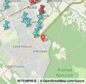 Mappa Via Antonio Lotti 234 00124 Axa Casalpalocco Acilia EUR Ostia, 00124 Roma RM, Italia (2.8175)
