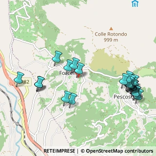 Mappa Via Piana, 03030 Pescosolido FR, Italia (1.30385)