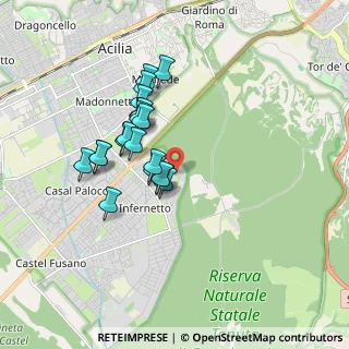 Mappa Via Tommaso Traetta, 00124 Roma RM, Italia (1.541)