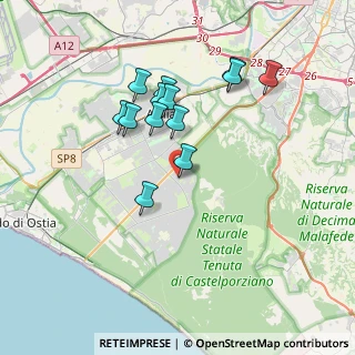 Mappa Via Antonio Bazzini, 00124 Roma RM, Italia (3.46846)
