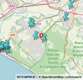 Mappa Via Antonio Bazzini, 00124 Roma RM, Italia (6.35357)