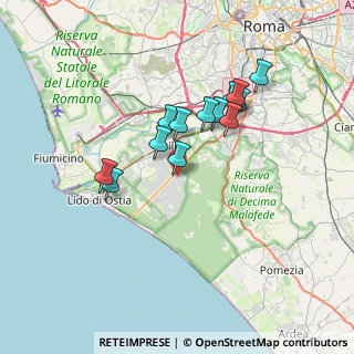 Mappa Via Antonio Bazzini, 00124 Roma RM, Italia (6.22308)