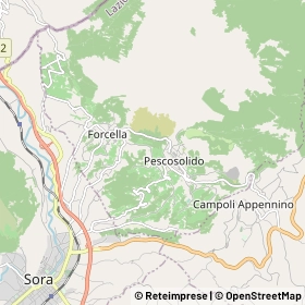 Mappa Pescosolido