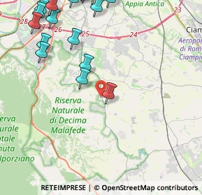 Mappa Via Boscotrecase, 00134 Schizzanello RM, Italia (6.4475)