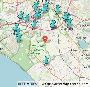 Mappa Via Boscotrecase, 00134 Schizzanello RM, Italia (9.7295)