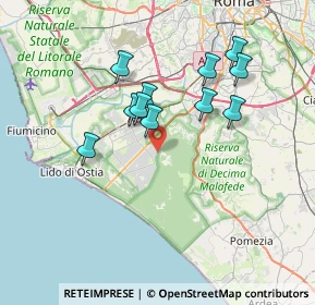 Mappa Via Luigi Dallapiccola, 00124 Roma RM, Italia (6.66636)
