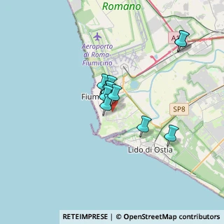 Mappa Via Giulio Siragusa, 00054 Fiumicino RM, Italia (2.71273)
