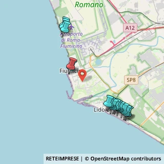 Mappa Via Giulio Siragusa, 00054 Fiumicino RM, Italia (4.98533)