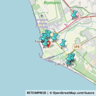 Mappa Via Giulio Siragusa, 00054 Fiumicino RM, Italia (3.04769)