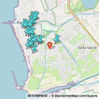 Mappa Via Giulio Siragusa, 00054 Fiumicino RM, Italia (1.13)