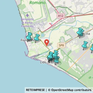 Mappa Via Arsiero, 00054 Fiumicino RM, Italia (4.405)