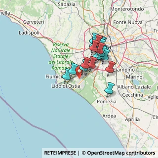 Mappa Via Nicomaco, 00125 Roma RM, Italia (11.324)