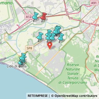 Mappa Via Nicomaco, 00125 Roma RM, Italia (3.56692)