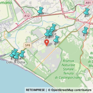 Mappa Via Nicomaco, 00125 Roma RM, Italia (5.23)