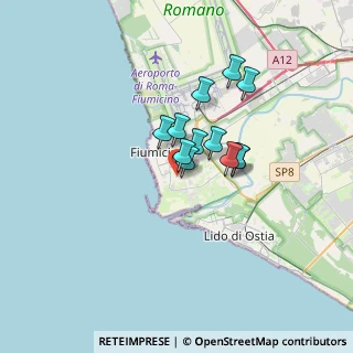 Mappa Via Giuseppe Menzelli, 00054 Fiumicino RM, Italia (2.375)