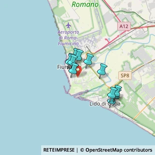 Mappa Via Giuseppe Menzelli, 00054 Fiumicino RM, Italia (2.7225)