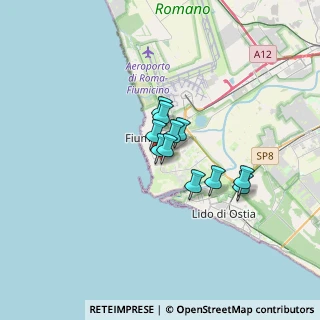 Mappa Via Giuseppe Moschini, 00054 Fiumicino RM, Italia (2.09)