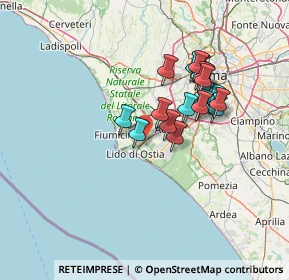 Mappa Via Gesualdo, 00100 Ostia Antica RM, Italia (12.4435)