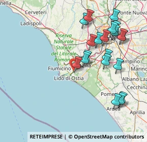 Mappa Via Gesualdo, 00100 Ostia Antica RM, Italia (17.983)