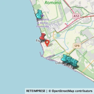 Mappa Via Gianfranco Gazzana Priaroggia, 00054 Fiumicino RM, Italia (5.08133)