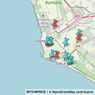 Mappa Via Gianfranco Gazzana Priaroggia, 00054 Fiumicino RM, Italia (3.305)