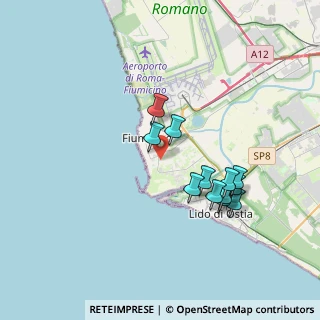 Mappa Via Gianfranco Gazzana Priaroggia, 00054 Fiumicino RM, Italia (3.47167)