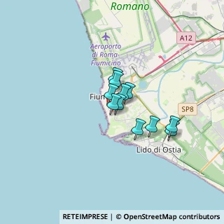 Mappa Via Vistola, 00054 Fiumicino RM, Italia (2.14818)