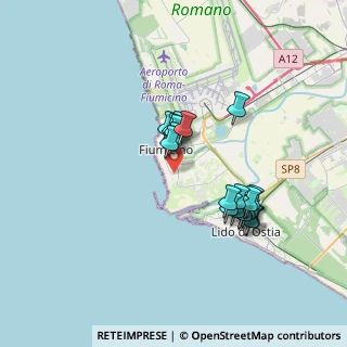 Mappa Via Vistola, 00054 Fiumicino RM, Italia (3.22053)