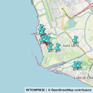 Mappa Via Vistola, 00054 Fiumicino RM, Italia (1.50182)