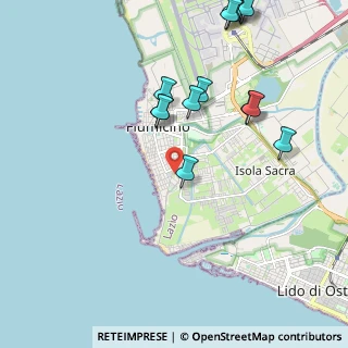 Mappa Via Vistola, 00054 Fiumicino RM, Italia (2.55929)