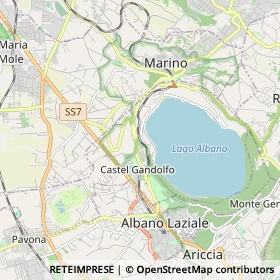 Mappa Castel Gandolfo