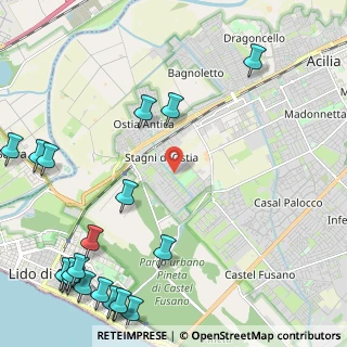 Mappa Via Domenico Mustilli, 00124 Roma RM, Italia (3.571)